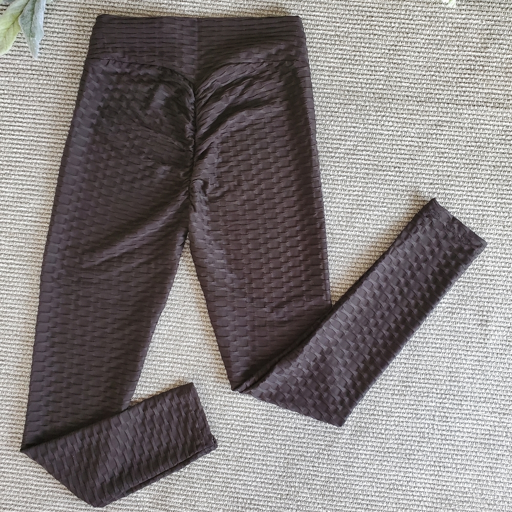 🔅🔅Honeycomb Booty Contouring Leggings TikTok Pants NWOT - Picture 6 of 8